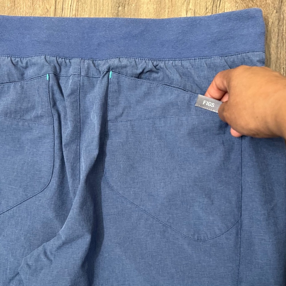 Zamora Jogger Scrub Pants Drawstring in Marine Callao  W20SW2009 Womens L - Picture 6 of 9
